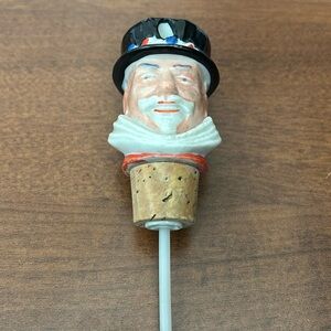 Vintage Beefeater Gin Porcelain Liquor Bottle Pour Spout Top